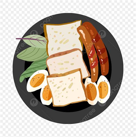 Breakfast Meal Clipart Transparent Background Breakfast Dinner One Day