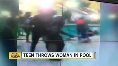 Woman Slammed To Ground Thrown In Pool After Complaining About Loud