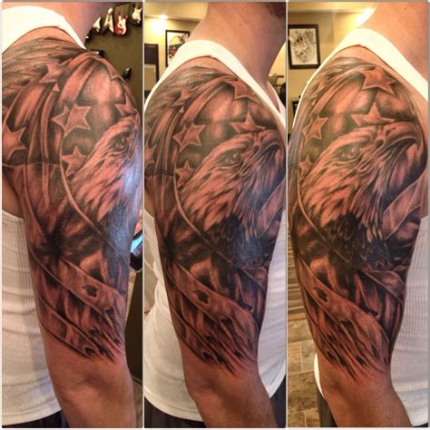 Eagle Half Sleeve Tattoo