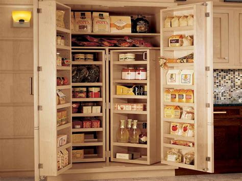 Pantry Storage Cabinets With Doors Home Furniture Design