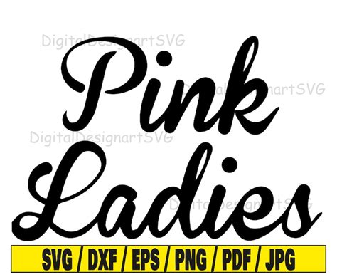 Pink Ladies Svg Pink Svg Cut File Ladies Clipart Svg Cut Etsy
