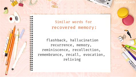 Recovered memory synonyms that belongs to nouns