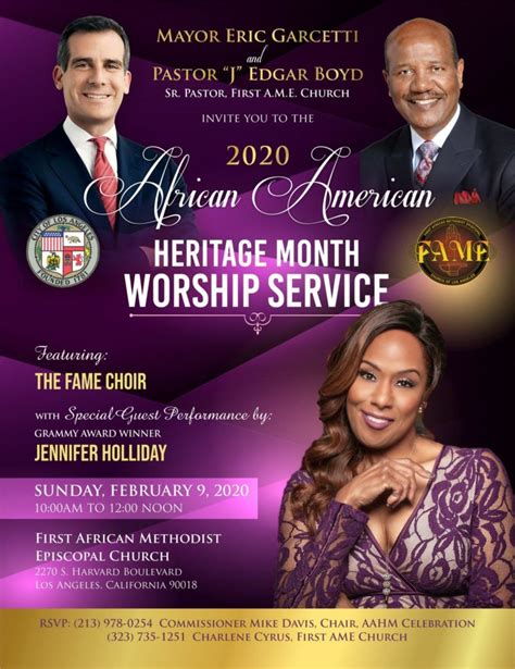 Black History Month First Ame Church