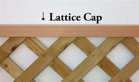 Lattice U Cap - Capitol City Lumber