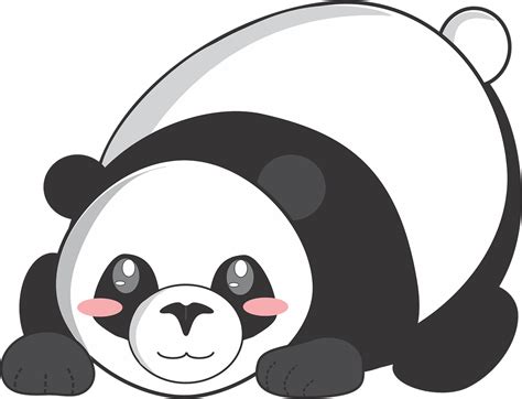 Tiernos Dibujos De Pandas Kawaii Para Colorear Ezildaricci