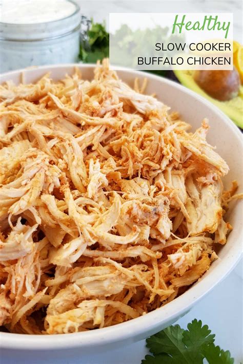 Healthy Slow Cooker Buffalo Chicken Healthy Slow Cooker Easy Slow