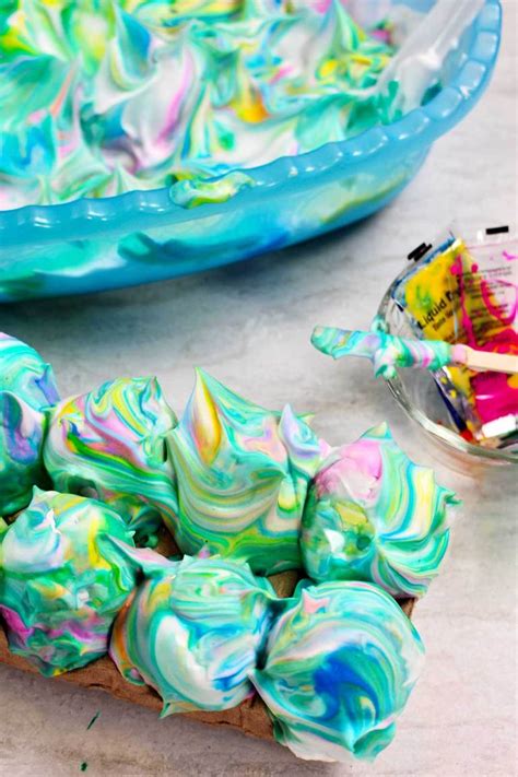 How To Tie Dye Easter Eggs With Shaving Cream Welcome To Nanas
