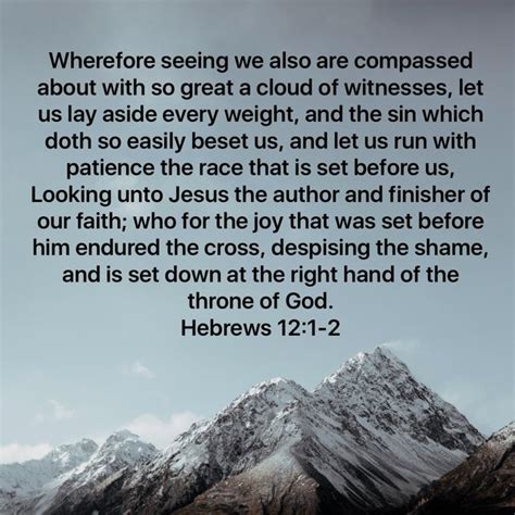 Hebrews 1212 Amplified Bible Kjv Bible Verse Coloring