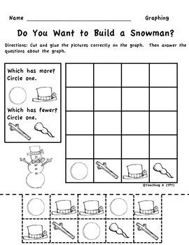 They are available in apps for your phone or tablet, or can be played online without downloading any software. Winter Snowman Graphing (Picture Graph) Kindergarten & 1st ...