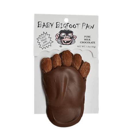 Baby Bigfoot Paw Milk Chocolate Spokandy Chocolatier