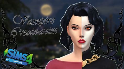 Sims 4 Cas Classy Vampire Youtube