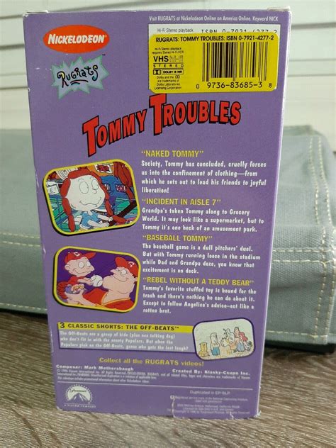 Rugrats Tommy Troubles Vhs Nickelodeon Ebay