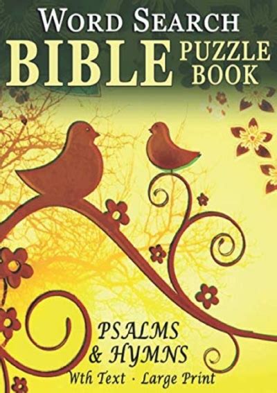 Kindle Book Word Search Bible Puzzle Book Psalms And Hymns Puzzles