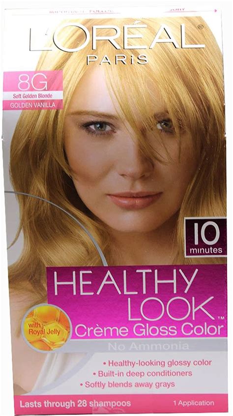 Loreal Paris Healthy Look Crème Gloss Soft Golden Blonde 8g Pack Of 6 Want To Know More