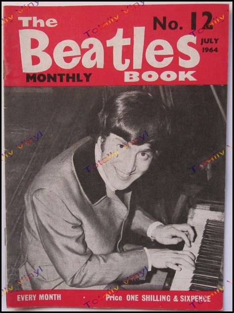 Totally Vinyl Records Beatles The The Beatles Monthly Book
