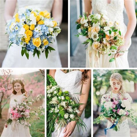 The Most Beautiful Spring Bridal Bouquets Chic Vintage Brides