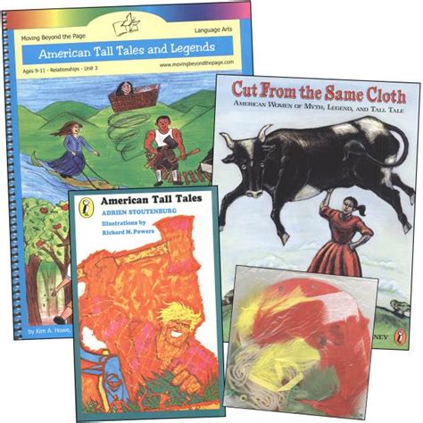 American Tall Tales And Legends Literature Unit Package Rainbow