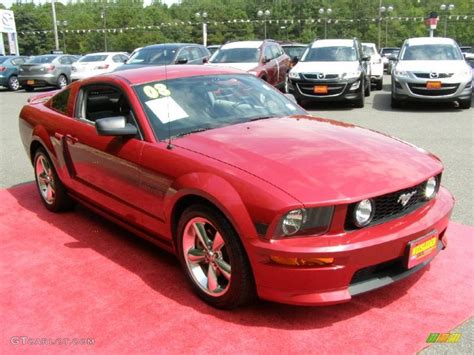 2008 Dark Candy Apple Red Ford Mustang Gtcs California Special Coupe