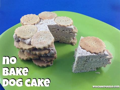 Sinfully sweet and oh so tempting; No Bake Dog Cake Recipe - Kol's Notes