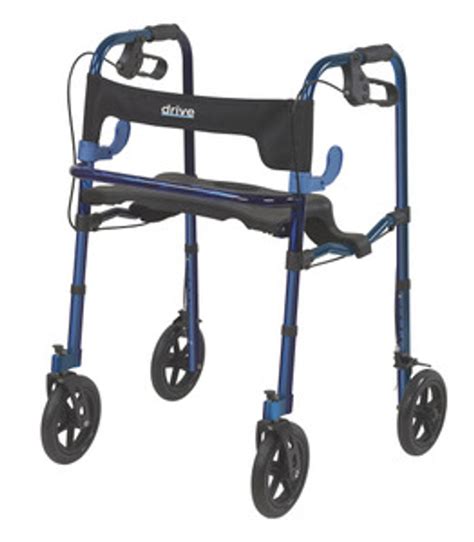 Drive Adult Clever Lite Walker With Seat Loop Locks And