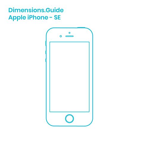 Apple Iphone Se Dimensions And Drawings Dimensionsguide