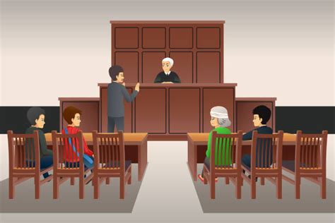 Drawing Of A Jury Duty Illustrations Royalty Free Vector Graphics
