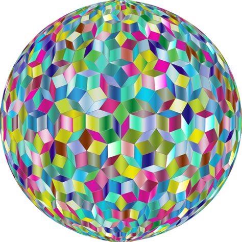 Prismatic Penrose Sphere Variation 2 Openclipart