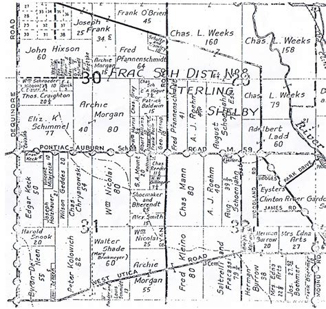 Historic Maps And Photos Shelby Township Mi