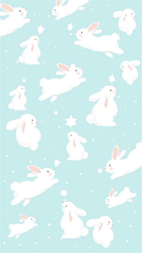 Cute Kawaii Bunny Wallpapers Wallpaper Cave