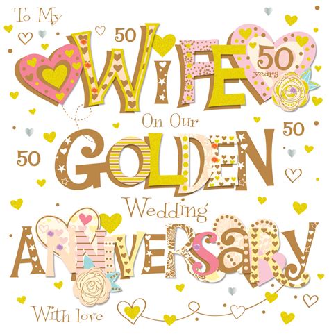 50th Wedding Anniversary Cards Free Printable Templates Printable