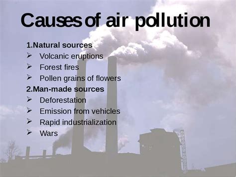 Emissions are down since laws have been enacted to protect the air. "Poluttion" - презентація з англійської мови