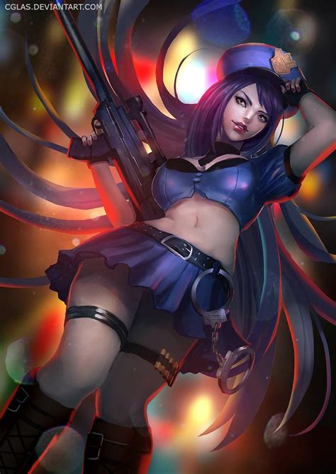 Officer Caitlyn Wallpapers And Fan Arts League Of Legends Lol Stats
