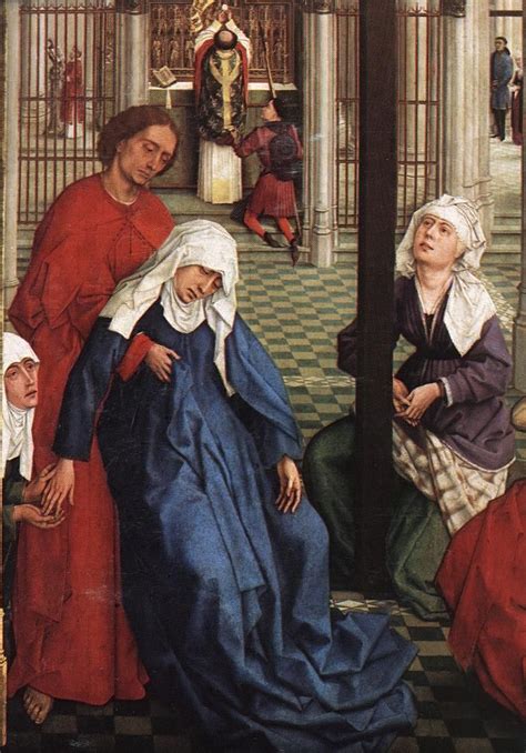 1445 50 Rogier Van Der Weyden Seven Sacraments Central Panel Detail