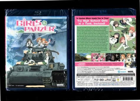 Girls Und Panzer Complete Tv Series Collection Brand New Disc Blu Ray Picclick