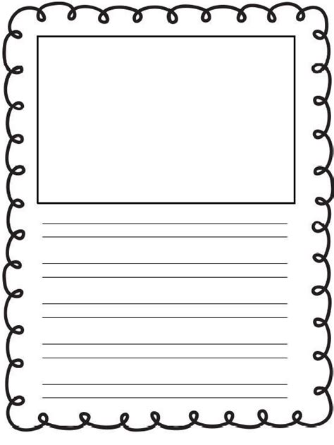 Free Printable Kindergarten Story Writing Paper Irene Bogdans