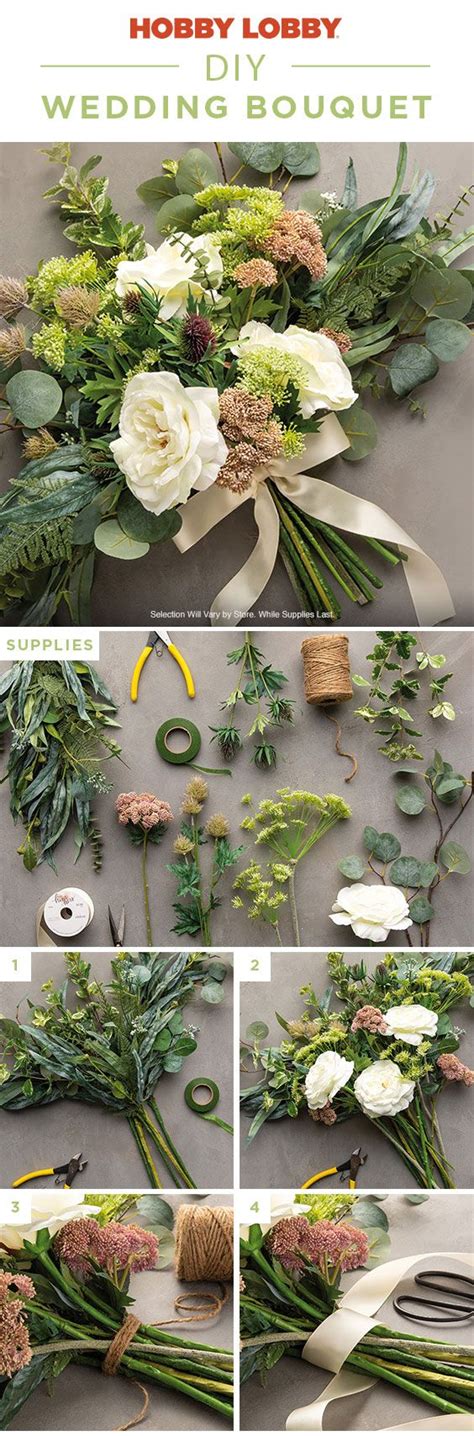 So many different arts and crafts, floral, wedding decor, and home decor. This DIY bouquet is perfect for a farmhouse wedding. Visit ...