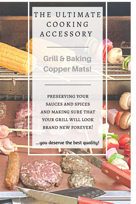 Copper grilling and baking mats. Grill & Baking Copper Mats by MiTBA in 2019 | All about ...