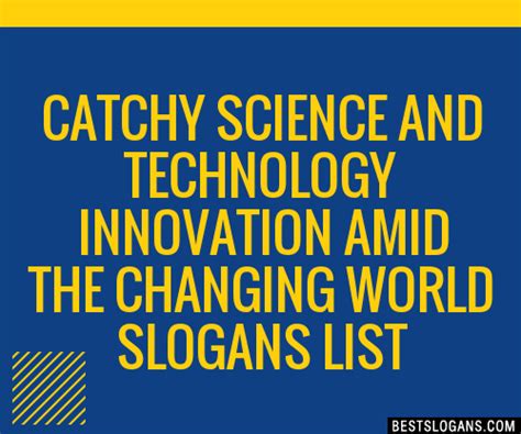 100 Catchy Science And Technology Innovation Amid The Changing World