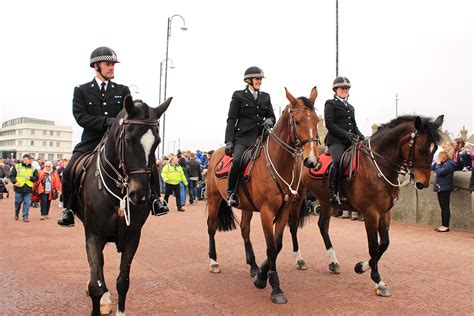 Lancashire Mounted Police at MC16 - Morecambe Carnival