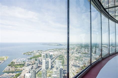 View From Cn Tower Glass Floor