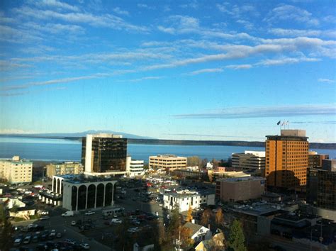 Marble effect epoxy resin flooring. Anchorage Alaska downtown view from Marriott Hotel 13th floor. | Alaska travel, Anchorage alaska ...