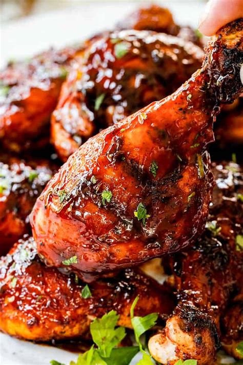 That helps ensure the chicken gets fully cooked and locks in some of the juices so your chicken won't end up dry. Grilled BBQ Chicken with Homemade BBQ Sauce (Video!)