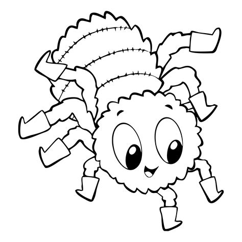 Incy Wincy Spider Colouring Pages