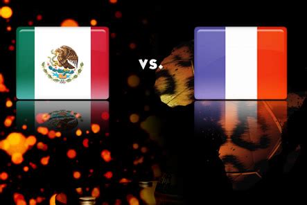 Noticias, reportajes, estadísticas, fotos y videos. Resultado del partido Mexico Vs Francia - Ganó Mexico 2 - 0