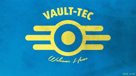 Tried Making A Simple Vault Tec Wallpaper Fallout