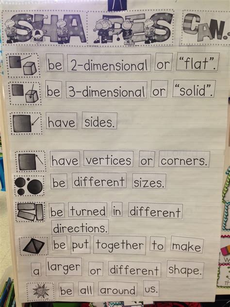 Chalk Talk A Kindergarten Blog 2 Dimensional Shapes In Math