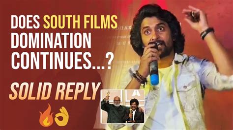 Nani Solid Reply To Media Questions On South Films Domination In