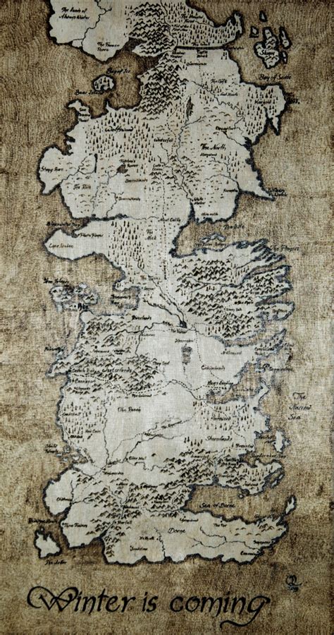 Westeros Map Woodworked Item For Sale By Art By Olev Foundmyself