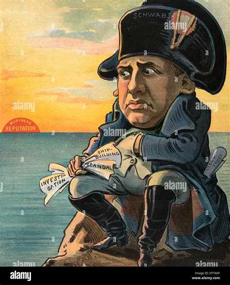A Napoleon Of High Finance Illustration Shows Charles M Schwab As