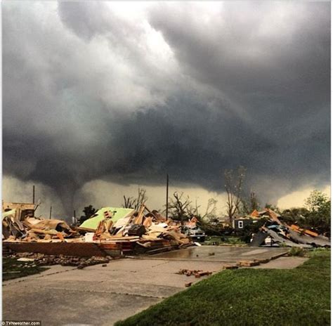 Pilger Nebraska Towns Tornado Destruction Seen In Aerial Photographs